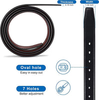 Reversible Pu-Leather Formal Belt For Men(Color-Black/Brown||BL-01|| 46 inches length|| Waist upto -40 inches) COD Available