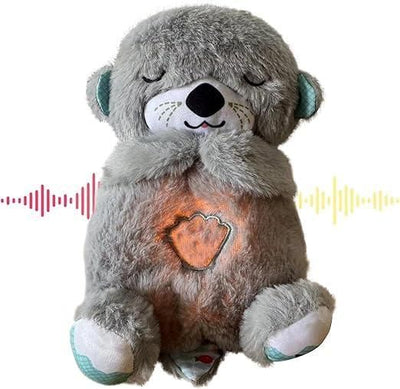 Baby Sound Machine Breathing Otter Portable Plush Baby Toy c5cc46-5e
