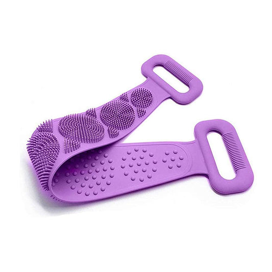 Back Scrubber- Silicone Body Double Side Bathing Back Scrubber c5cc46-5e
