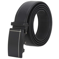 Men's PU Leather Auto Lock Belt