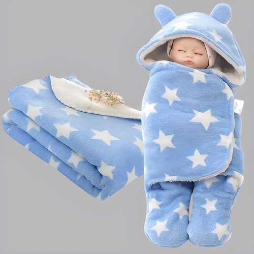 Wearable Blanket and Star Wrapper Durable Cotton for Baby Boys & Girls(Assorted Color) c5cc46-5e