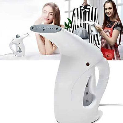 Fast Heat-up Portable Handheld Garment/Facial Vapor Steamer Iron Brush for Home and Travel Handy (Multicolour) c5cc46-5e