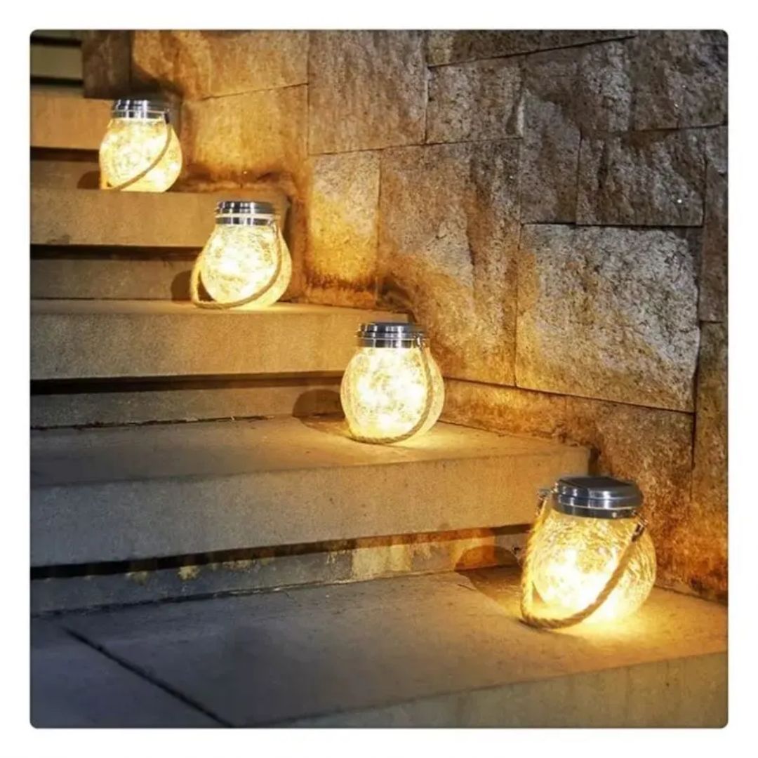 Glow Jar & Firefly Duo | Solar Hanging Rechargeable LED My Store