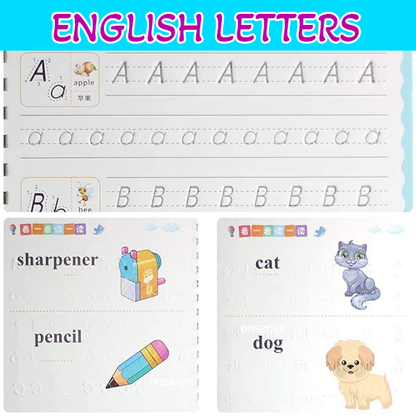 Sank Magic Practice Copybook (4 BOOKS,1 PEN,1 GRIP,10 REFILL) c5cc46-5e