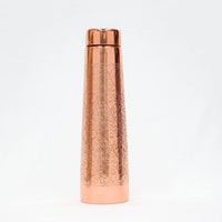Tradify Copper Charge 1000ml Water Bottle 100% Pure Copper Water Bottle Leak Proof & Rust Proof for Home, School & Office (1000 ml) (Tappered Design)